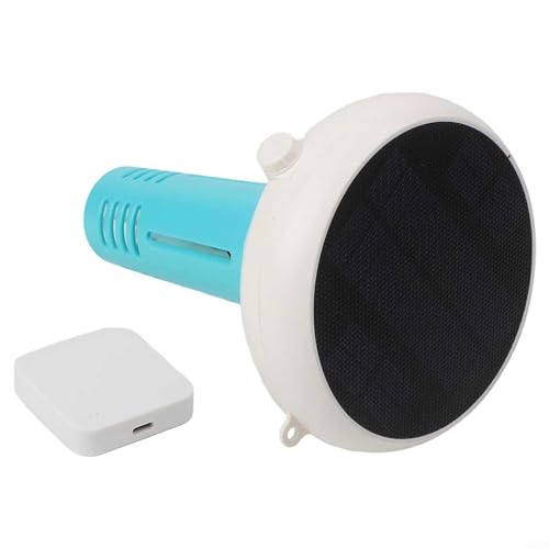 Oniissy WiFi Solar Pool Wasserqualitätsmonitor mit pH ORP und Salzgehalt Tester, IP67 Wasserdichter drahtloser Sensor, Echte Daten über 2,4 GHz, kompatibel mit von Oniissy
