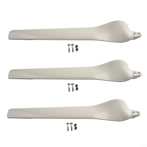 Oniissy Windturbinenblätter, Windgeneratorblätter für zuverlässige und effiziente Stromerzeugung, 580 mm, für Windkraftanlagen, FRP-Material, 580 mm (3er-Pack) von Oniissy