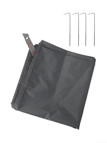 Outdoor Camping Zelt Tarp 210D Wasserdichte Bodenbedeckung Bodenplane Matte W Bodennägel Zelt & Vorzeltteppich Mehrere Größen für Camping Wandern Picknick (:210 x 100 cm) von Oniissy