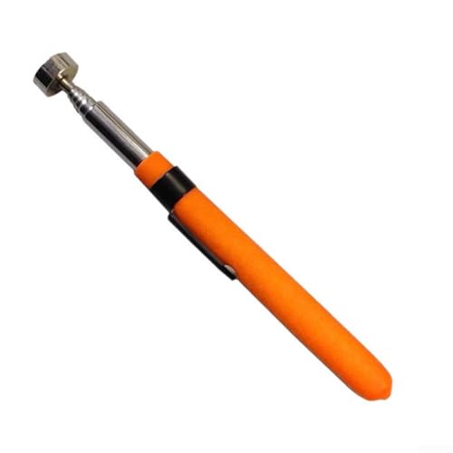 Teleskop-Magnet-Tonabnehmer, einfaches Herausnehmen von Metallobjekten mit leistungsstarkem Magnetstab, Teleskop-Design, magnetisches Abholwerkzeug für Heimwerker, Handwerk (3,6 kg orange) von Oniissy