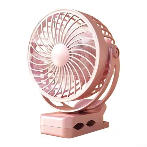 Ventilator zum Anklippen – Multi-Speeds USB wiederaufladbarer kleiner Ventilator – 720° verstellbar – batteriebetriebener Schreibtisch-Kühlventilator, geräuscharm für Zuhause, Schlafzimmer, Büro Ventilator zum Anklippen – Multi-Speeds USB wiederaufladbarer kleiner Ventilator – 720° verstellbar – batteriebetriebener Schreibtisch-Kühlventilator, geräuscharm für Zuhause, Schlafzimmer, Büro von Oniissy