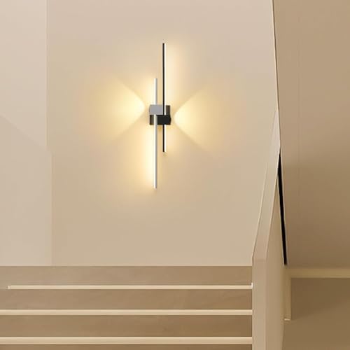 Oninio LED Wandleuchte Innen Wandlampe Wandbeleuchtung Parallele Wandleuchte für Schlafzimmer, Wohnzimmer, Flur, Treppenhaus, Eingang (warmes Licht) 80CM von Oninio