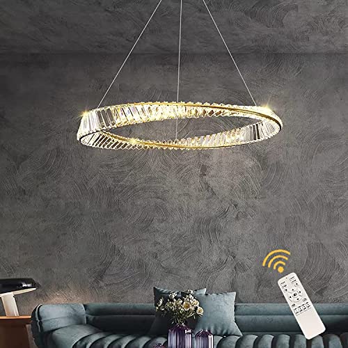 Oninio Moderner Pendelleuchte Dimmbar LED Pendelleuchte Esszimmerlampe Höhenverstellbar für Esszimmer Kücheninsel Schlafzimmer Wohnzimmer 50cm von Oninio