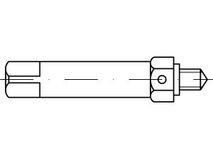 Stahl Typ 610 ENSAT-Eindreh-Werkzeug Typ 610, für Handmontage, oberflächenbündig - Abmessung: M8 (1 Stück) von Online-Befestigungstechnik