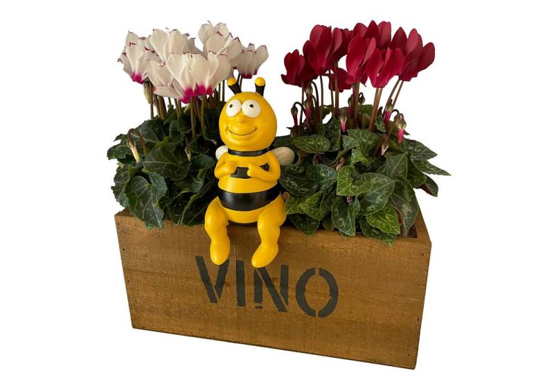 Online-Fuchs Gartenfigur Bienen als Kantenhocker für außen - Deko Figuren Tiere, von 15 bis 25 cm groß von Online-Fuchs
