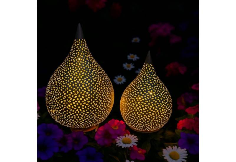 Online-Fuchs LED Laterne - Deko Metalltropfen mit LED´s und Timerfunktion, für aussen geeignet, warmweiße LED-Lichterkette, 6-Stunden Timer - Gartendekoration - Outdoor Online-Fuchs LED Laterne - Deko Metalltropfen mit LED´s und Timerfunktion, für aussen geeignet, warmweiße LED-Lichterkette, 6-Stunden Timer - Gartendekoration - Outdoor von Online-Fuchs