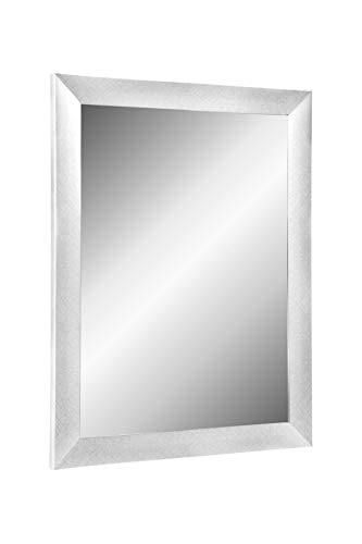 TheMIRROR – Gerahmter Wandspiegel aus echtem Glas 45 x 90 cm – Maßanfertigung in Alu Criss Cross Ideal als Flur- oder Salonspiegel – Inkl. Metallaufhängern und Montagematerial TheMIRROR – Gerahmter Wandspiegel aus echtem Glas 45 x 90 cm – Maßanfertigung in Alu Criss Cross Ideal als Flur- oder Salonspiegel – Inkl. Metallaufhängern und Montagematerial von Online-GalleryKing
