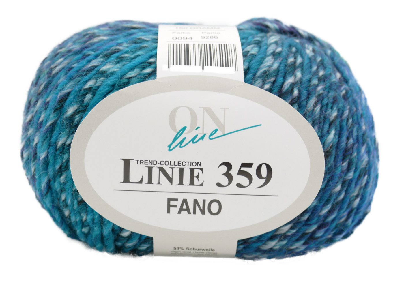 Online Garne Linie 359 Fano 150g Farbverlaufswolle zum Stricken und Häkeln Häkelwolle, 240,00 m (dicke Wolle mit Farbverlauf, Schnellstrickwolle, Strickwolle, Strickgarn, Handstrickgarn), Farbverlaufsgarn von Online Garne