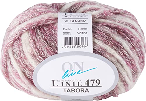 ONline Linie 479 Tabora 05 - bordeaux/weiß ONline Linie 479 Tabora 05 - bordeaux/weiß von ONline Garne
