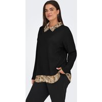 ONLY CARMAKOMA Blusenshirt "CARALBA LS MIX TOP JRS" ONLY CARMAKOMA Blusenshirt "CARALBA LS MIX TOP JRS" von Only Carmakoma