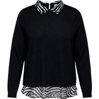 ONLY CARMAKOMA Blusenshirt "CARALBA LS MIX TOP JRS" ONLY CARMAKOMA Blusenshirt "CARALBA LS MIX TOP JRS" von Only Carmakoma