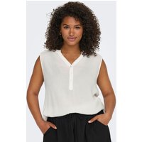 ONLY CARMAKOMA Shirttop "CARJETTE LIFE S/L TOP WVN NOOS" ONLY CARMAKOMA Shirttop "CARJETTE LIFE S/L TOP WVN NOOS" von Only Carmakoma