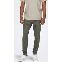 ONLY & SONS Chinohose "ONSMARK SLIM HERRINGBONE 2911 PANT NOOS" von Only & Sons