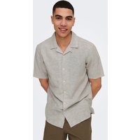 ONLY & SONS Kurzarmhemd "ONSCAIDEN SS SOLID RESORT LINEN NOOS" ONLY & SONS Kurzarmhemd "ONSCAIDEN SS SOLID RESORT LINEN NOOS" von Only & Sons