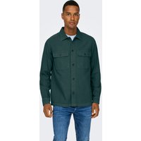 ONLY & SONS Langarmhemd "ONSOLIVER TWILL OVERDYE OVERSHIRT BF" ONLY & SONS Langarmhemd "ONSOLIVER TWILL OVERDYE OVERSHIRT BF" von Only & Sons