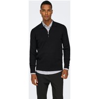 ONLY & SONS Polokragenpullover "ONSCOOPER REG LS 12 HALF ZIP POLO" von Only & Sons