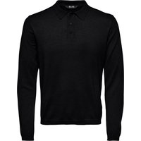 ONLY & SONS Polokragenpullover "ONSWYLER LIFE REG 14 LS POLO KNIT NOOS" von Only & Sons