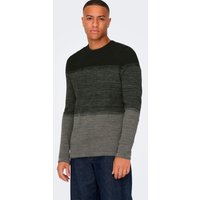 ONLY & SONS Rundhalspullover "ONSPANTER REG 12 STRUC CREW KNIT NOOS" von Only & Sons