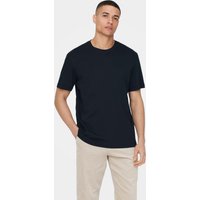 ONLY & SONS Rundhalsshirt "ONSMAX LIFE SS STITCH TEE NOOS" von Only & Sons