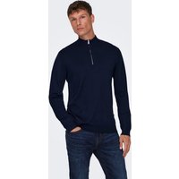 ONLY & SONS Strickpullover "ONSWYLER LIFE REG 14 HALF ZIP KNIT NOOS" von Only & Sons