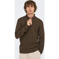 ONLY & SONS Troyer "ONSLOUI REG 12 CABEL HALF ZIP KNIT" ONLY & SONS Troyer "ONSLOUI REG 12 CABEL HALF ZIP KNIT" von Only & Sons