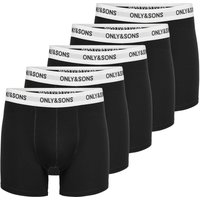 ONLY & SONS Trunk "ONSFITZ SOLID BLACK TRUNK 5-PACK NOOS", (Packung, 5 St.) von Only & Sons