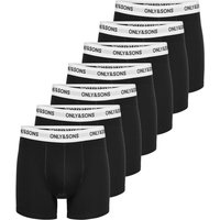 ONLY & SONS Trunk "ONSFITZ SOLID BLACK TRUNK 7-PACK NOOS", (Packung, 7 St.) von Only & Sons