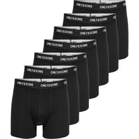 ONLY & SONS Trunk "ONSFITZ SOLID BLACK TRUNK 7-PACK NOOS", (Packung, 7 St.) von Only & Sons