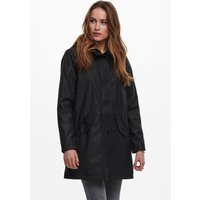 ONLY Funktionsmantel "ONLSALLY RAINCOAT OTW NOOS", mit Kapuze und Teddyplüschfutter von Only