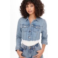 ONLY Jeansjacke "ONLWONDER LS CROPPED DNM JACKET GUA NOOS" von Only