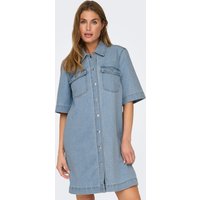ONLY Jeanskleid "ONLBELLE S/S BUTTON DRESS DNM GUA NOOS" von Only