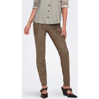 ONLY Jeggings "ONLANGALINE HW FAUX SUEDE LEGGING CC PNT", in Wildleder Optik von Only