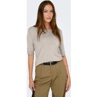 ONLY Kurzarmpullover "ONLVENICE LIFE SS PEARL O-NECK KNT" von Only