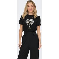 ONLY Kurzarmshirt "ONLKITA LIFE REG S/S MIX TOP CS JRS EX." von Only