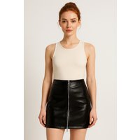 ONLY Lederimitatrock "ONLKAMILLA PATENT SKIRT CC OTW" von Only