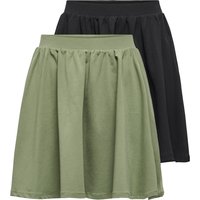 ONLY Minirock "ONLLIVE LOVE SKATER SKIRT 2 PACK CS JRS", (Packung, 2 tlg., 2er-Pack) von Only