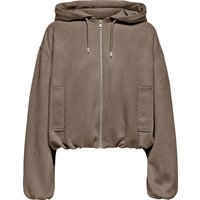 ONLY Outdoorjacke "ONLDIANE LIFE FAUX HOOD JACKET CC OTW", ohne Kapuze von Only