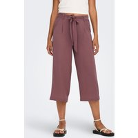ONLY Palazzohose "ONLWINNER – Culottehose mit elastischem Bund und Kordelzug" unifarben, modisch, regular fit, Kunstfaser, Eingrifftaschen ONLY Palazzohose "ONLWINNER – Culottehose mit elastischem Bund und Kordelzug" unifarben, modisch, regular fit, Kunstfaser, Eingrifftaschen von Only