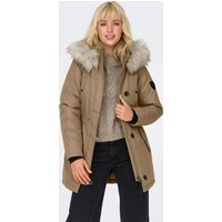 ONLY Parka "ONLIRIS FUR WINTER PARKA LIFE CC OTW" mit Kapuze mit verdeckter Knopfleiste ONLY Parka "ONLIRIS FUR WINTER PARKA LIFE CC OTW" mit Kapuze mit verdeckter Knopfleiste von Only