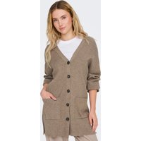 ONLY Strickjacke "ONLKATIA LS RIB V LOOSE CARDIGAN CC KNT" von Only