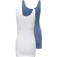 ONLY Tanktop "ONLLIVE – Slim-Fit Tanktops mit Stretch für optimalen Sitz" Packung, 2er-Pack, 2 Stk. tlg. slim fit, casual, Jersey, Baumwollmischung, Rundhals von Only