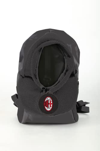 AC Milan Petcarrieracmilan, Rucksack, für Hunde und Katzen, offizielles Produkt, Unisex, Erwachsene, Schwarz, Standard von AC Milan