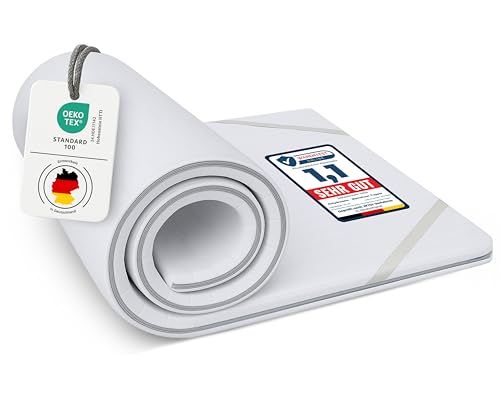 OnlyDreams – 7-Zonen Matratzen Topper 140x200cm | ergonomischer Kaltschaum | 2in1 Härtegrad |Hypoallergen und waschbarer Bezug | rutschfest | Memory Effekt | Höhe 5cm | Oeko-TEX® von OnlyDreams