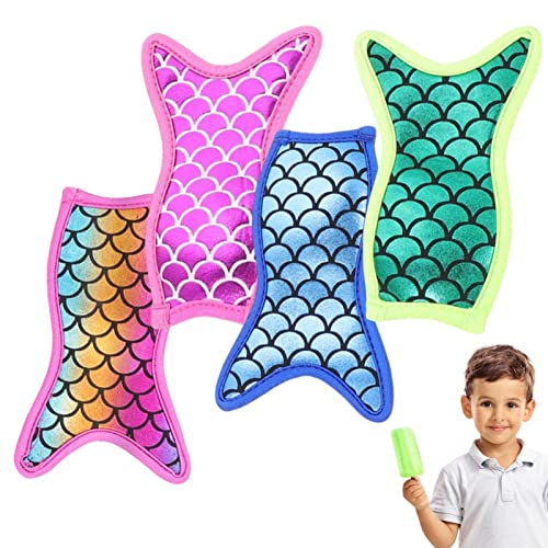 Eis Am Stiel-Halter, 2023 Neuer Eis Am Stielhalter, Eis Am Stielhalter, Anti-schmutziger Handtropfen, Eis Am Stielhalter, Meerjungfrau-Eis Am Stiel-Halter-Taschen, Ice Guard, Eiscremehalter For Kids von Onlynery