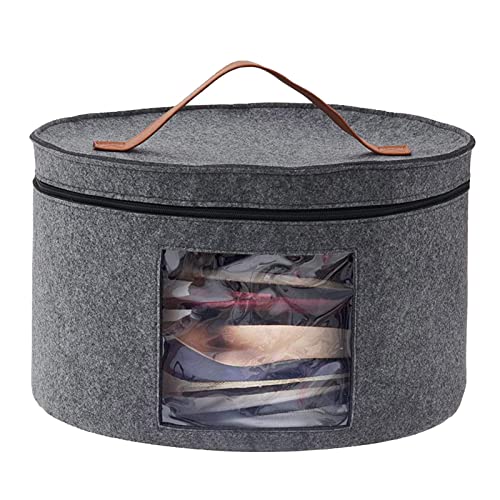 Hut Reiseaufbewahrung, Hut Aufbewahrungsbox, Große Runde Hut-Aufbewahrungsbox, Anti-Druck Hutschachtel, Faltbarer Runder Hutbox Organizer, Tragbare Huttasche Mit Griff Und Durchsichtigem Fenster Hut Reiseaufbewahrung, Hut Aufbewahrungsbox, Große Runde Hut-Aufbewahrungsbox, Anti-Druck Hutschachtel, Faltbarer Runder Hutbox Organizer, Tragbare Huttasche Mit Griff Und Durchsichtigem Fenster von Onlynery