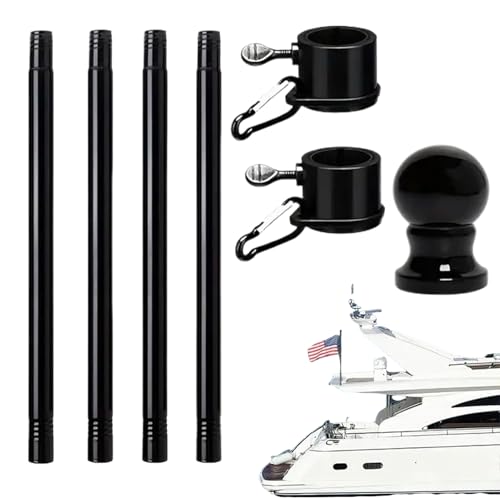 Onlynery Fahnenmast für die Außenseite des Hauses | Schwenkbarer Robuster Flaggenstab - Dekoration Für Haus Garten Auto Caravan Golf Boot Camping Motorrad Außenbereich Onlynery Fahnenmast für die Außenseite des Hauses | Schwenkbarer Robuster Flaggenstab - Dekoration Für Haus Garten Auto Caravan Golf Boot Camping Motorrad Außenbereich von Onlynery