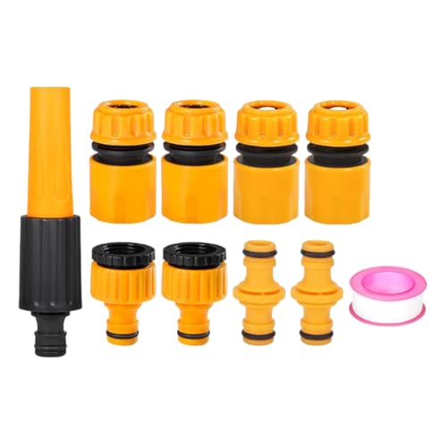 Onlynery Gartenschlauch Verbinder Set | Dichte Gartenschlauch Schnellkupplung,Fittings Adapter Wetterbeständiges Design Für Wasserhahn Sprinkler Pool Rasen Außenbereich Gewächshaus Auto Onlynery Gartenschlauch Verbinder Set | Dichte Gartenschlauch Schnellkupplung,Fittings Adapter Wetterbeständiges Design Für Wasserhahn Sprinkler Pool Rasen Außenbereich Gewächshaus Auto von Onlynery