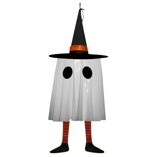 Onlynery Geisterschmuck Für Weihnachtsbaum,Beleuchtete Gespenster Deko Für Garten - Gruselige Spukhaus Deko, Festtagsschmuck Für Fenster Wand Tür Wohnzimmer Gartenbereich von Onlynery