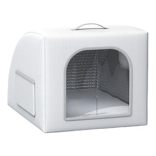 Onlynery Kühlendes Katzenhaus | Klappbares Katzen Kühlhaus Mit Kissen | Wetterfeste Tragbare Tierhöhle Mit Eisbeutel Kissenbett Für Wohnung Camping Terrasse Balkon Reise Onlynery Kühlendes Katzenhaus | Klappbares Katzen Kühlhaus Mit Kissen | Wetterfeste Tragbare Tierhöhle Mit Eisbeutel Kissenbett Für Wohnung Camping Terrasse Balkon Reise von Onlynery
