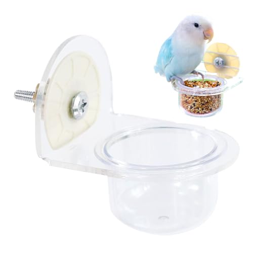 Onlynery Wellensittich Futter Napf,Abnehmbare Vogelkäfig Futter Näpfe - Transparenter Acrylspender Für Vogelkäfig Zubehör Wellensittich Kanarienvogel Wasserspender Verwendung Onlynery Wellensittich Futter Napf,Abnehmbare Vogelkäfig Futter Näpfe - Transparenter Acrylspender Für Vogelkäfig Zubehör Wellensittich Kanarienvogel Wasserspender Verwendung von Onlynery